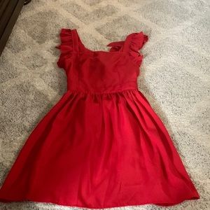 Red sundress